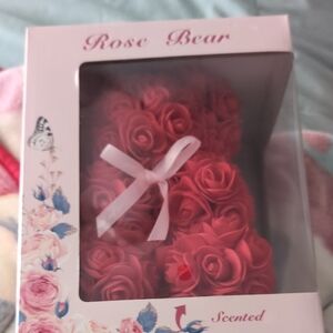 Rose Bear Scented Gift - Red